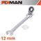 FIXMAN Flexible Ratchet Combination Wrench 12mm